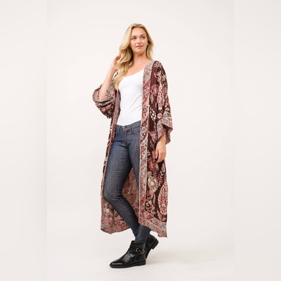 RAJ VEGA EMBROIDERED DUSTER NWT - Picture 2 of 5